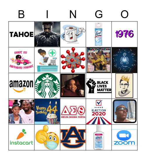 Bingo!  It's Netra's Birthday! Bingo Card