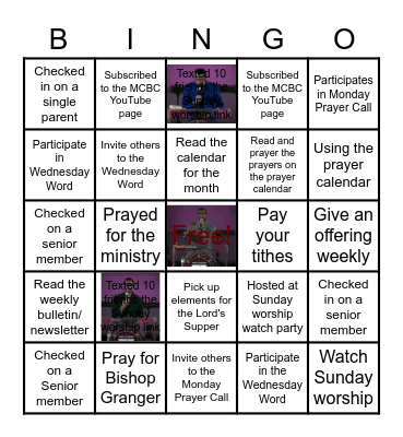 MCBC Better on Purpose Bingo November 2020 Bingo Card