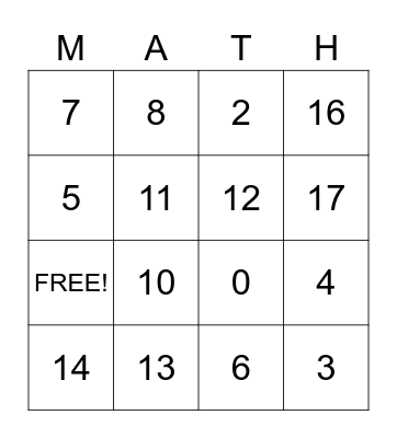 BINGO! for Bonus Time Bingo Card