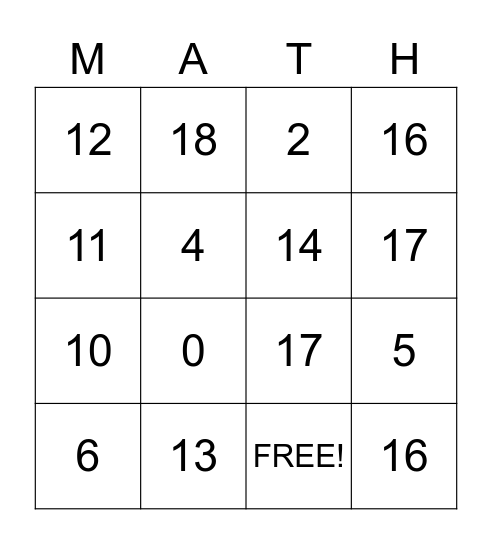 BINGO! for Bonus Time Bingo Card