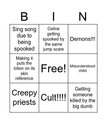 Little hope things. Bingo Card