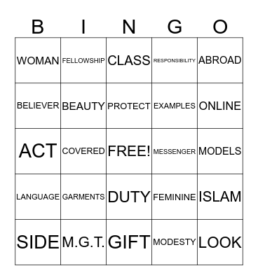How To Act At Home And Abroad Bingo Card