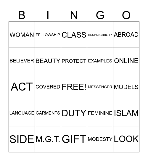How To Act At Home And Abroad Bingo Card