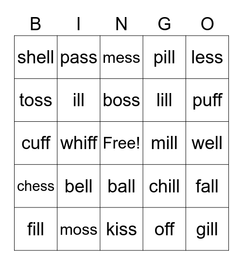 1.4 Bingo Card