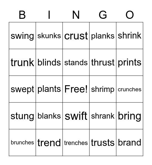 2.4  Bingo Card