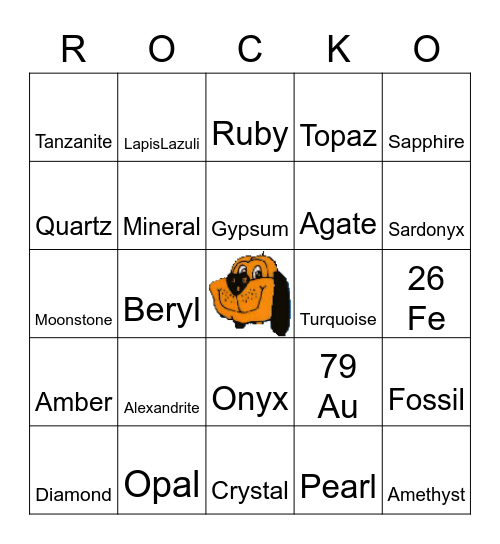 MonongahelaRockhounds.org Bingo Card