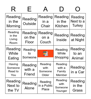 Thanksgiving READO Bingo Card