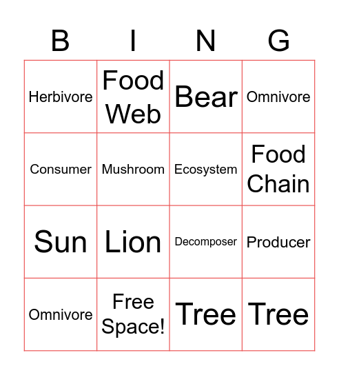 4.9AB Bingo Card