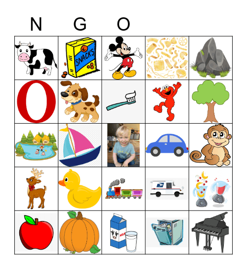 SAWYER'S FAVORITE THINGS Bingo Card