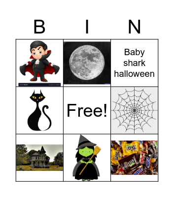 Halloween Bingo Card