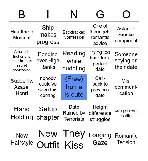 Ch 179 Bingo Card