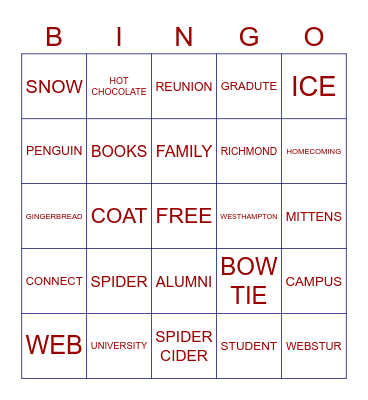 WintUR Bingo Card