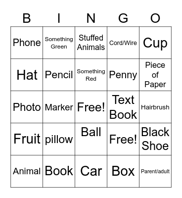 Quarantine Bingo @ Home Bingo Card