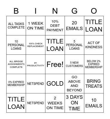 Check City U30 Bingo Card