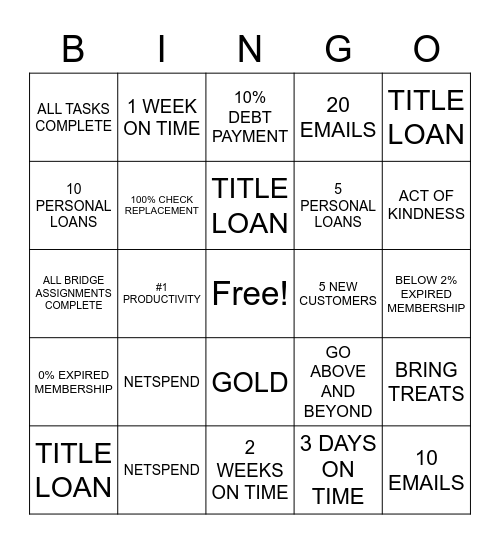 Check City U30 Bingo Card