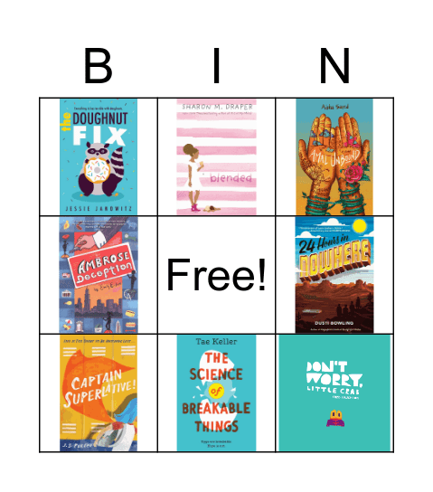New Book Bingo Card