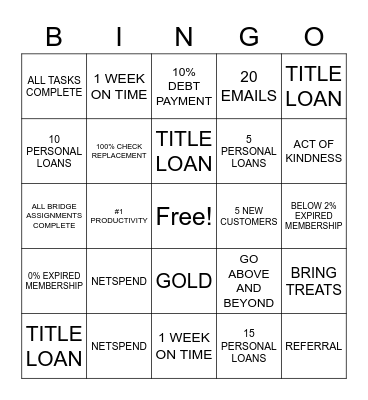 CHECK CITY U30 Bingo Card