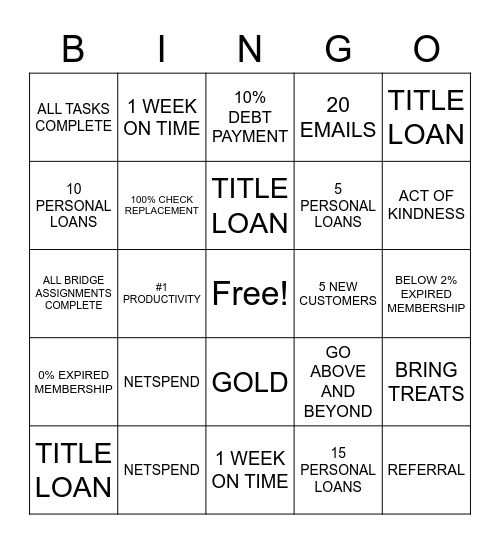 CHECK CITY U30 Bingo Card