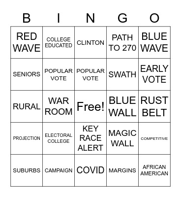 THE MAGIC WALL Bingo Card