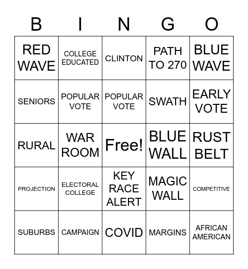 THE MAGIC WALL Bingo Card
