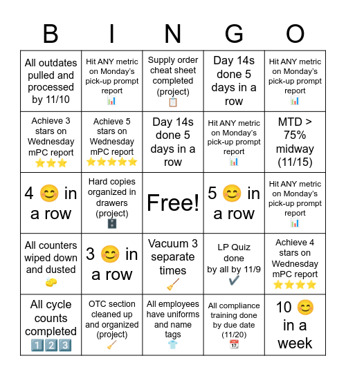 6107 November Bingo Card