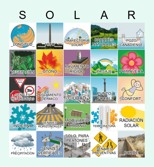 GEOMETRÍA & COMPONENTES Bingo Card