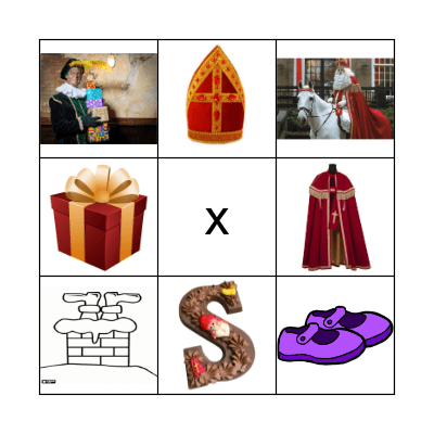 Saint Nicholas Bingo Card