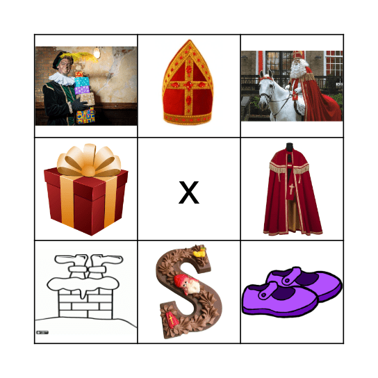 Saint Nicholas Bingo Card