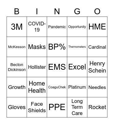 The Platinum's Bingo Card