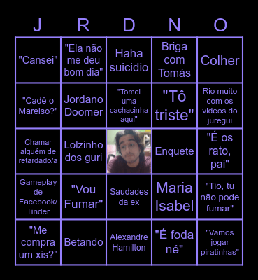 Jordano Bingo Card
