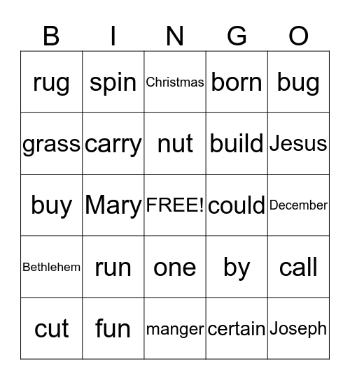 The Pigs, the Wolf, and the Mud Bingo Card