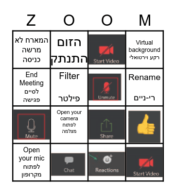 CHANANEL 9TH BIRTHDAY ZOOM BINGO Card