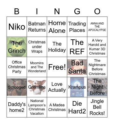 Yey! Christmas is here! Bingo Card