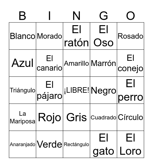 UNIDAD 2 Bingo Card