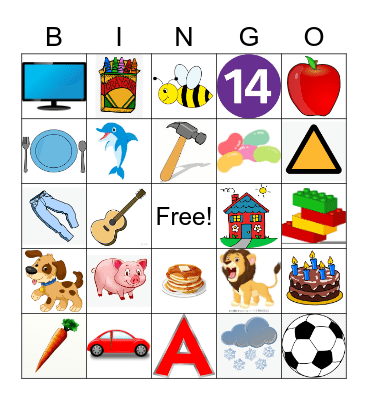 Category Bingo Card