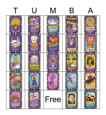 DIA DE LOS MUERTOS Bingo Card