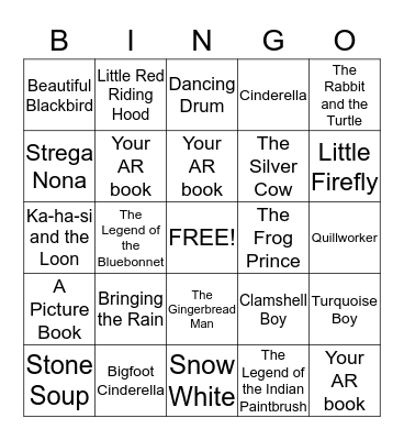 READING BINGO DECEMBER Bingo Card