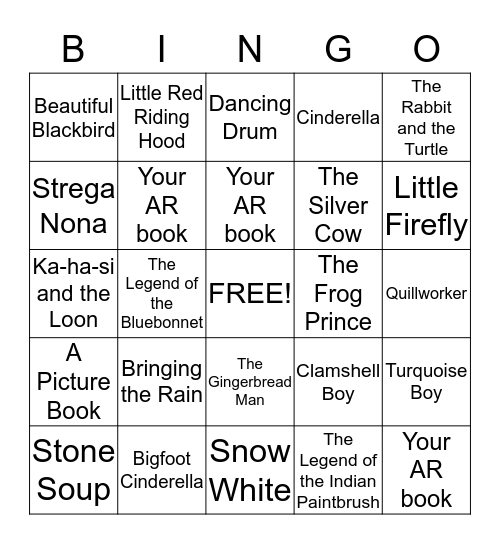 READING BINGO DECEMBER Bingo Card