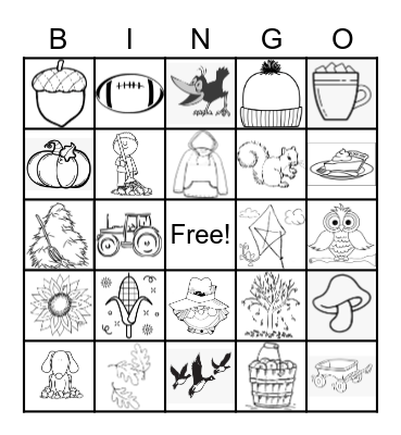 FALL BINGO Card