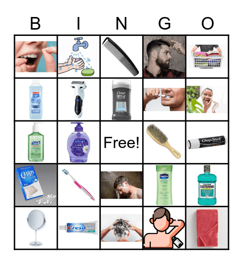 Hygiene Bingo Card