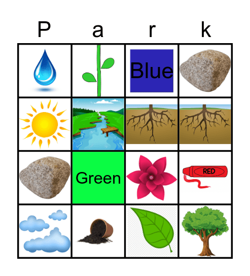 Park Bingo! Bingo Card