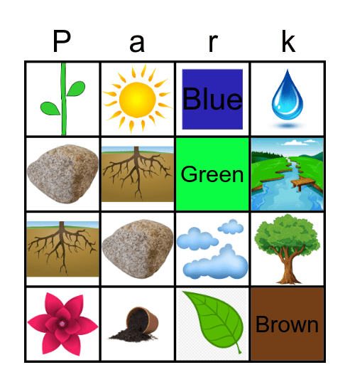 Park Bingo! Bingo Card