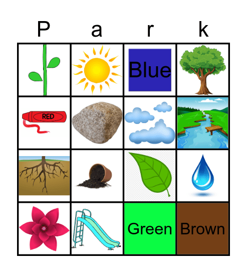 Park Bingo! Bingo Card