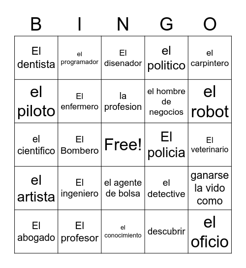 Binjus Bingo Card