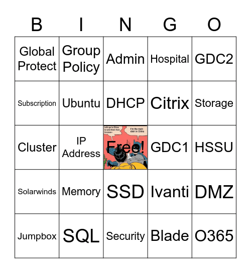 S, S & EUC Bingo Card