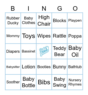 Baby Saunders Bingo Card