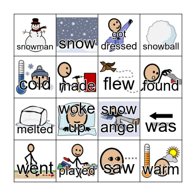 Winter Bingo Card