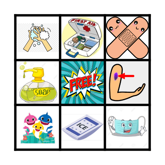 First Aid Bingo Card