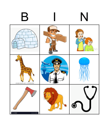 picture fun! Bingo Card