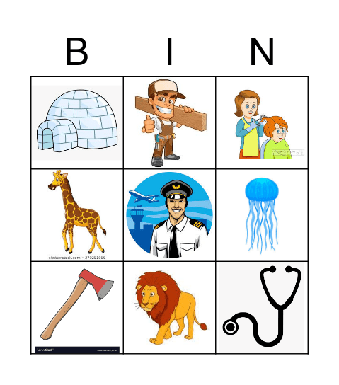 picture fun! Bingo Card